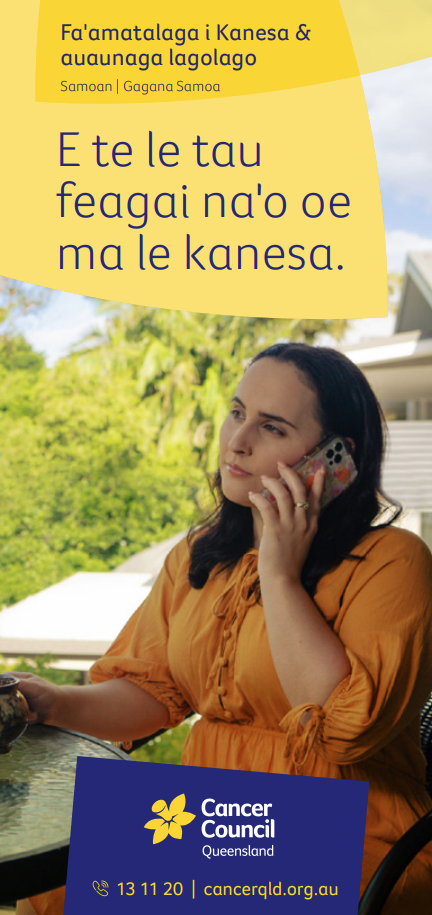 Samoan – Cancer Council Queensland Resources