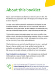 Cancer, Work and You (PDF Download)