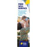 Free Will Service – Bookmark