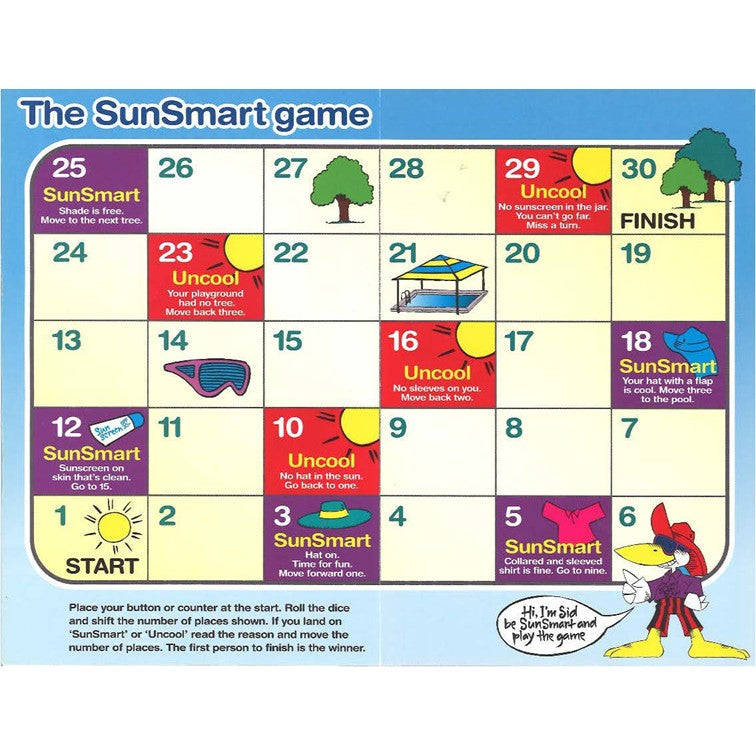 Lifestyle 6 – Be SunSmart with Sid – Booklet – Cancer Council ...
