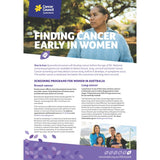 Lifestyle 6 – Finding Cancer Early in Women– Factsheet (Digital PDF)