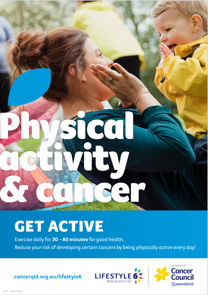 Physical activity & Cancer -Poster (PDF Download) – Cancer Council ...