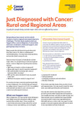 Just Diagnosed with Cancer: Rural and Regional Areas (Digital PDF)