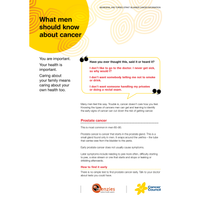 What Men Should Know About Cancer (PDF Download)