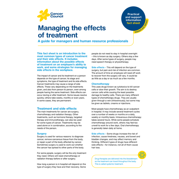 HR:  Managing the Effects of Treatment (PDF Download)