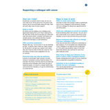 HR:  Supporting a Colleague with Cancer (PDF Download)
