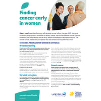 Lifestyle 6 Finding cancer early in women (PDF Download)