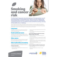 Lifestyle 6 Smoking and cancer risk (PDF Download)