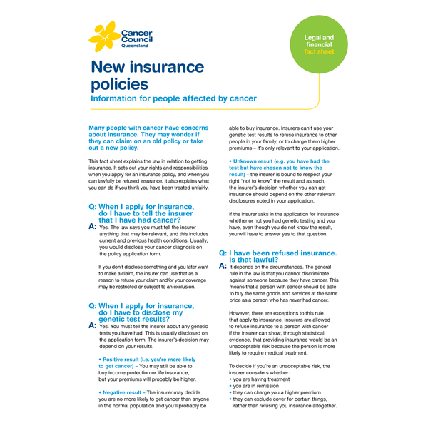 New Insurance Policies (PDF Download)
