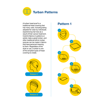 Turban Patterns - ESA Wig and Turban Service (Digital PDF) – Cancer ...