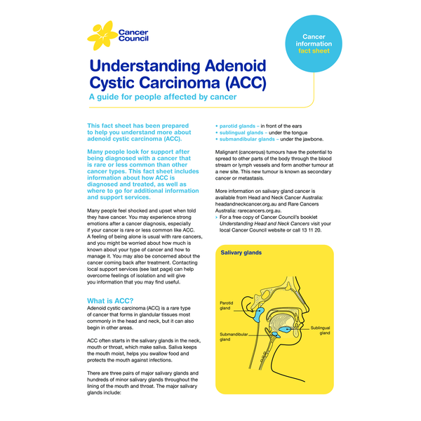 Understanding Adenoid Cystic Carcinoma (PDF Download)