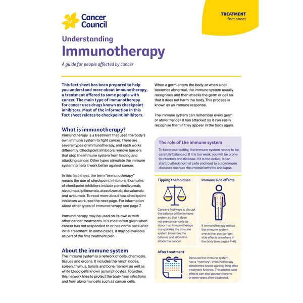Understanding Immunotherapy (PDF Download)