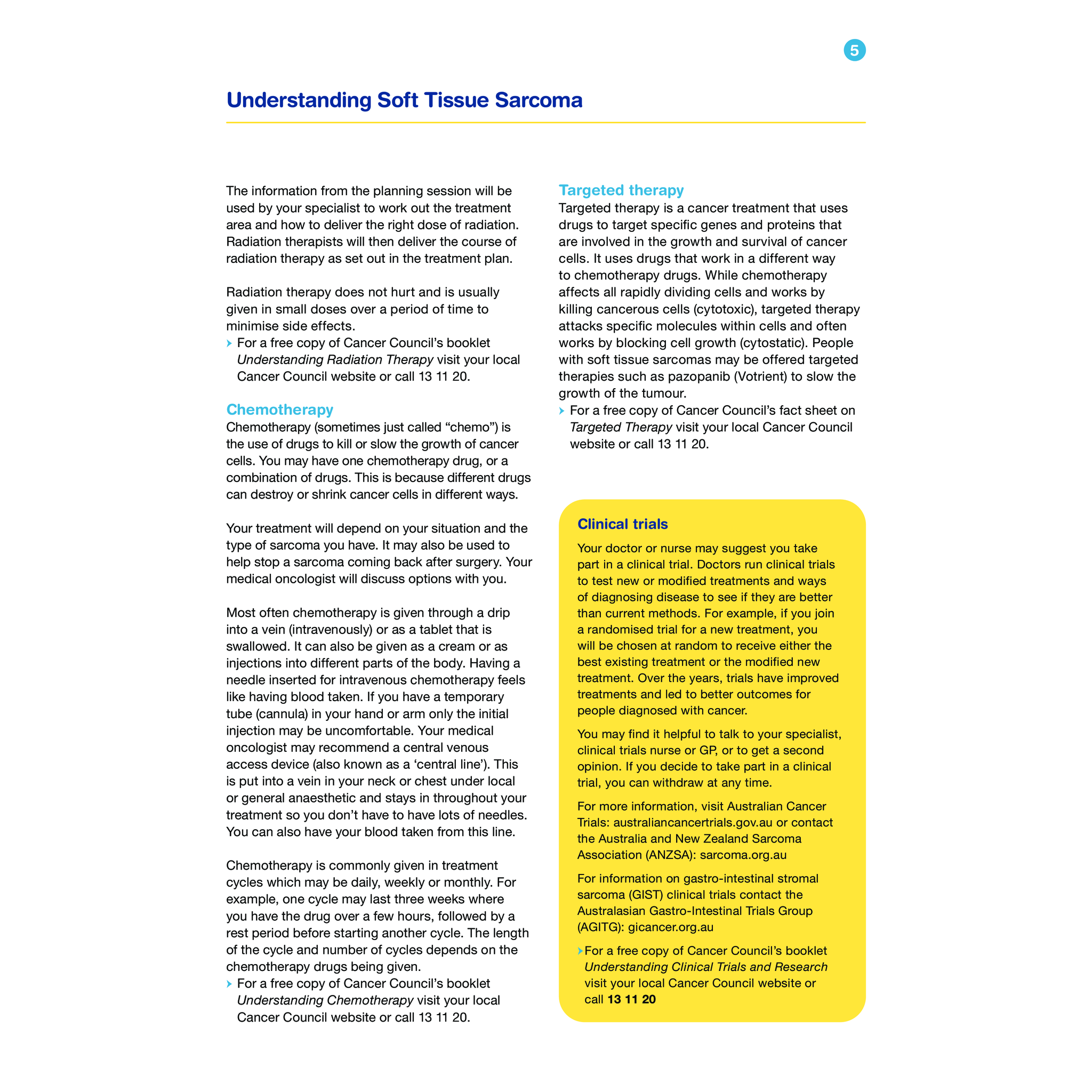 Understanding Soft Tissue Sarcoma (Digital PDF) – Cancer Council ...